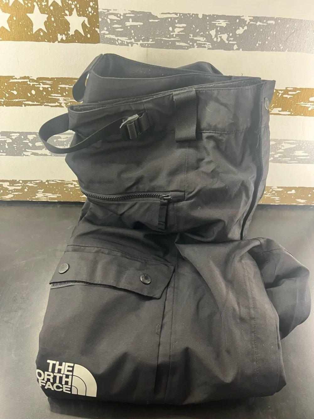 The North Face left leg